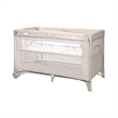 Lettino da viaggio CARINA 2 livelli BEIGE Stars